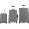 Rta Products Llc InUSA Royal Lightweight Hardside Spinner 3-Piece Luggage Set 20"/28"/32" - Silver IUROYSLXL-SIL